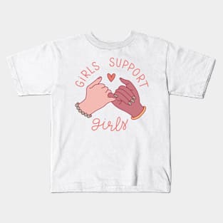 Girls Support Kids T-Shirt